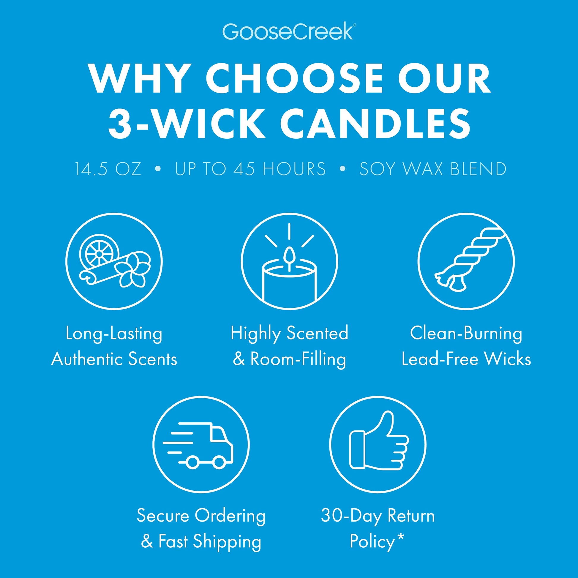 Girl Scout Trefoils™ 3-Wick Candle