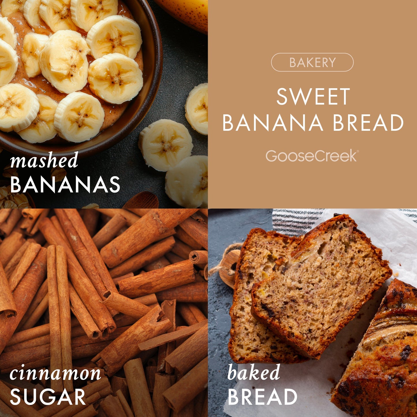 Sweet Banana Bread 3-Wick Candle
